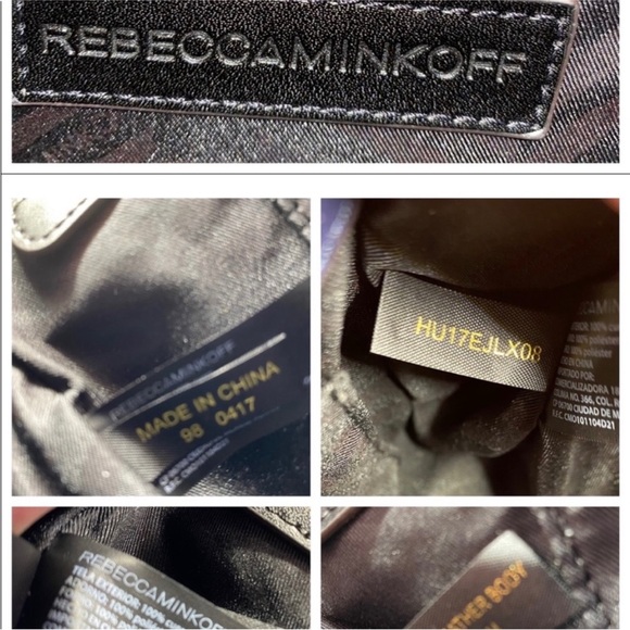 🖤 REBECCA MINKOFF JACQUARD LOVE LEATHER BAG! - Picture 15 of 16